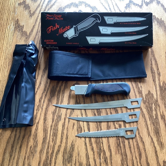 Frost Cutlery Fish Mate Fish Fillet Knife Set Blade Trader Flying Falcon Scaler - Picture 1 of 8